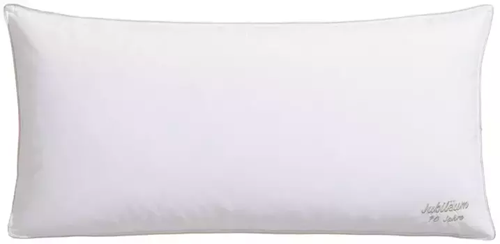 QUEENS TEXTILES Подушка из гусиного пера "Юбилейная", (1 шт.) 80х80 см, белый