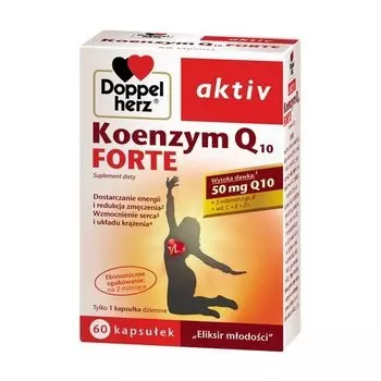 Queisser Pharma, Доппельгерц Актив Коэнзим Q10 Форте, 60 капсул