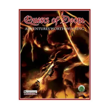 Quests of Doom Complete w/PDF (Pathfinder), Pathfinder Adventures (Frog God Games), твердый переплет