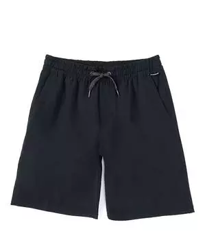 Quiksilver Big Boys 8-20 Амфибия 17Шорты для доски с внешним швом, черный