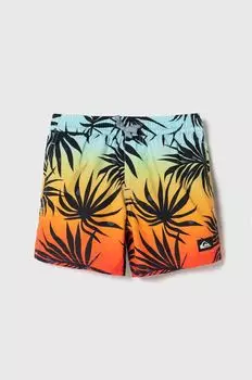 Quiksilver Детские шорты для плавания MIX VLY BOY 12, оранжевый