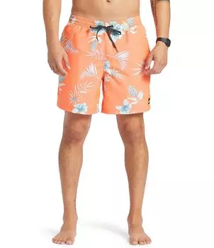 Quiksilver Everyday 17Шорты Outseam Mix Volley, цветочный