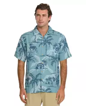 Quiksilver Мужская рубашка Off The Grid Woven Quiksilver Waterman, синий