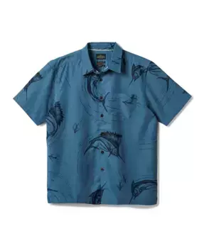 Quiksilver Мужская Рубашка The Chase Woven Quiksilver Waterman, синий