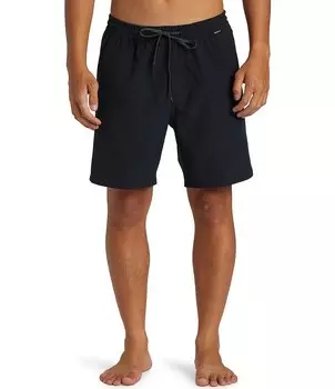 Quiksilver Taxer Amphibian 18Шорты для доски с внешним швом, черный