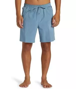 Quiksilver Taxer Heather Amphibian 18Шорты для доски с внешним швом, синий
