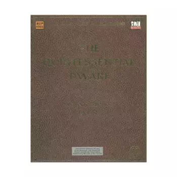 Quintessential Dwarf, Quintessential Collector Series (d20), мягкая обложка