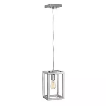 QUINTIESSE подвесной светильник настенный светильник Ensemble E27 1x40W сталь, полированный никель В: 35,9-206,9 см Д: 17,8 см Ш: 17,8 см с диммированием, с регулировкой по высоте Elstead Lighting