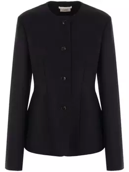 QUIRA блейзер с длинными рукавами на пуговицах, черный
