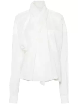 QUIRA рубашка Wrap B-Up, белый