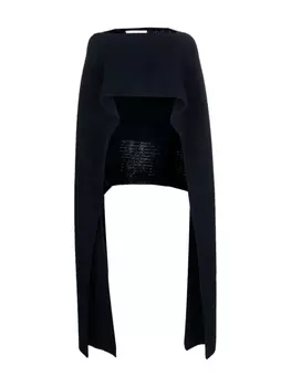 QUIRA шарф крупной вязки, синий