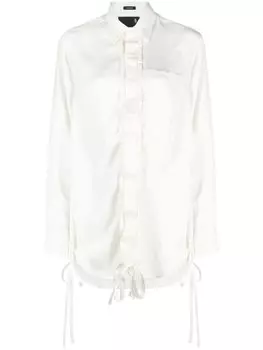 R13 блузка с длинными рукавами, белый