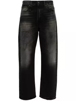 R13 джинсы бойфренды, черный