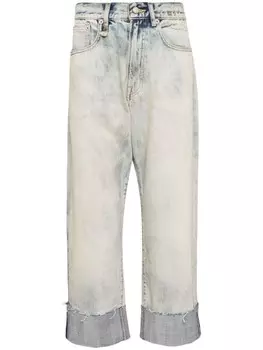 R13 джинсы бойфренды X, синий