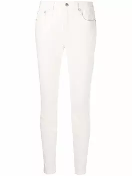 R13 джинсы кроя слим, белый