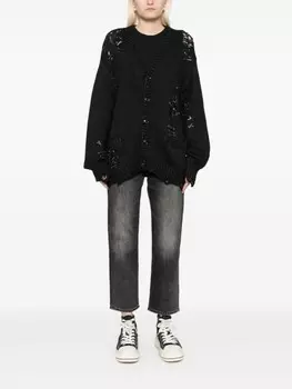 R13 джинсы Romeo, черный