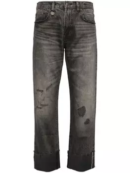 R13 джинсы Romeo с манжетами, серый