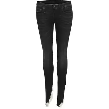 R13 Джинсы женские черно-синие