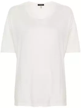 R13 футболка из джерси, белый