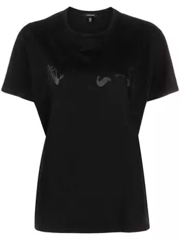 R13 футболка с принтом, черный