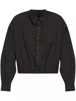 R13 хлопковая рубашка, черный