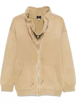 R13 худи Paperbag, нейтральный цвет