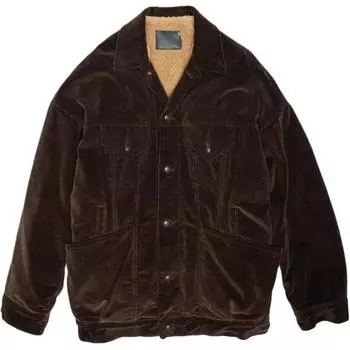 R13 Осень-зима 24, куртка, пальто, женская, темно-шоколадная