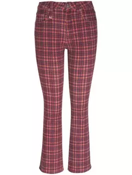 R13 расклешенные брюки, красный