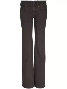 R13 расклешенные джинсы Boy, коричневый