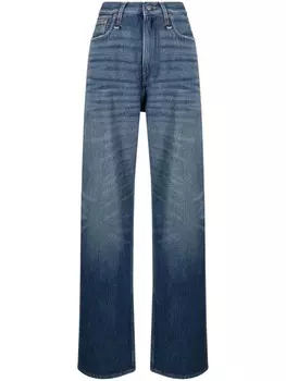R13 широкие джинсы, синий