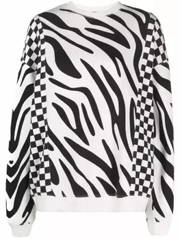 R13 толстовка с тигровым принтом, черный