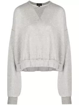 R13 укороченная толстовка, серый