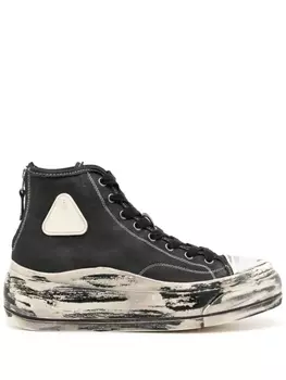 R13 высокие кеды Kurt, черный