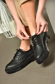 R2947770 Черная повседневная женская обувь Fox Shoes