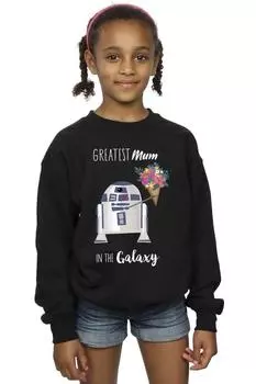 R2D2 Толстовка «Величайшая мама» Star Wars, черный