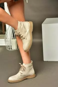 R3749232 Бежевые женские ботинки Fox Shoes