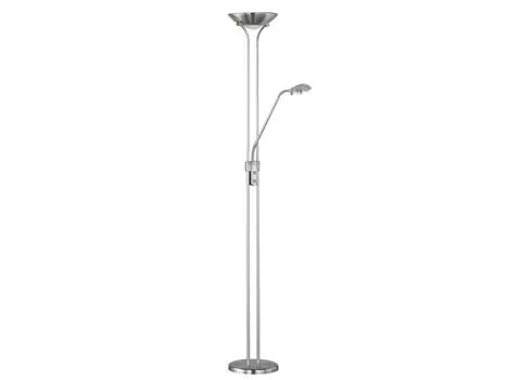 R42292107 SMD - Светодиодный торшер Торшер Потолочный прожектор Stela "Spock" матовый никель высотой ок. 180 см. Reality Leuchten, белый