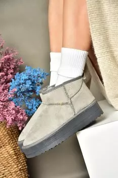 R6120334 Серые/дымчатые женские ботинки Fox Shoes