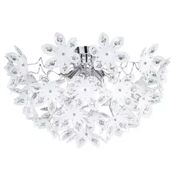 R61903001 Потолочный светильник Blowball, хром, белый, 3x E14, высота около 30 см, диаметр. около 55 см Reality Leuchten