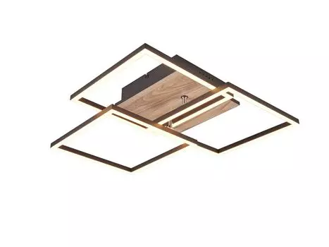 R62883135 потолочный светильник MOBILE с эффектом дерева, 27 Вт, светодиод, высота ок. 10 см. Reality Leuchten