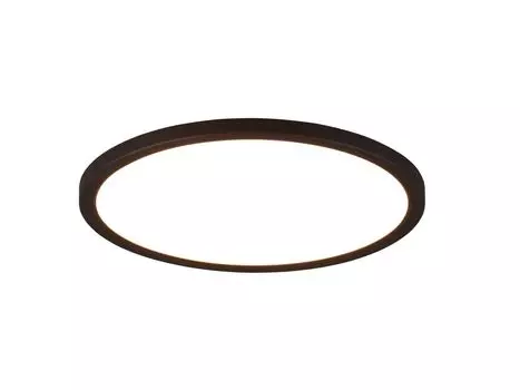 R64371132 Потолочный светильник AUREO матовый черный, светодиод, 18 Вт, высота ок. 2 см. Reality Leuchten