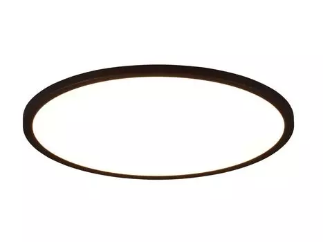 R64371932 Потолочный светильник AUREO матовый черный, светодиод, 30 Вт, высота ок. 2 см. Reality Leuchten