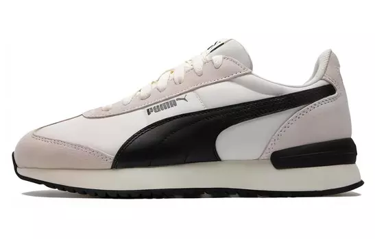 R78 Нейлоновые кроссовки Lifestyle унисекс с низким верхом белый/черный/метр Puma