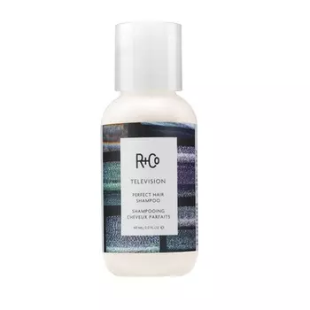 R+Co Television Perfect Шампунь для волос, разглаживающий блеск тела для всех типов волос, веганский, без тестирования на животных, 2 унции