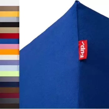 R-up Простыни Best Fit 140x200-160x220 высотой до 35 см, королевский синий, 95 % хлопок/5 % эластан, 230 г/м