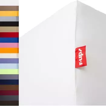 R-up Простыни Best fit 140x200-160x220 высотой до 35 см, белые, 95 % хлопок/5 % эластан, 230 г/м