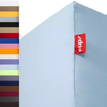 R-up Простыни Best Fit 90х200-100х220 высотой до 35см светло-голубые 95% хлопок/5% эластан 230г/м