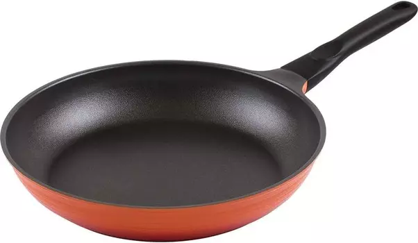 RA-9688 Сковорода, большая вместимость, карбоновая, 11,8 дюйма (30 см), для газовых плит, титановое защитное покрытие WAHEI FREIZ, Orange