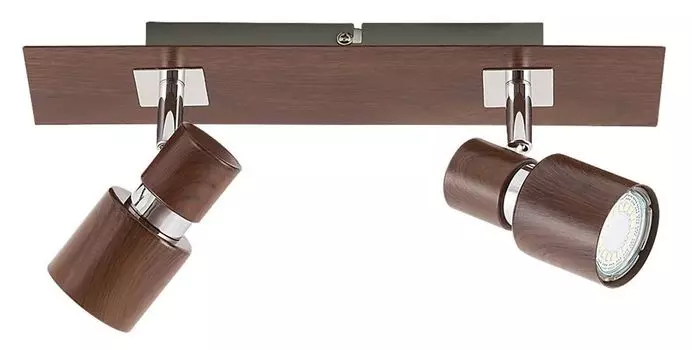 Rabalux Merkur точечный светильник для стен и потолка 2x GU10 венге