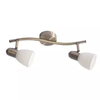 Rabalux Soma точечный светильник для стен и потолка 2x E14 бронзовый, белый, E14, A+, 6307, черный